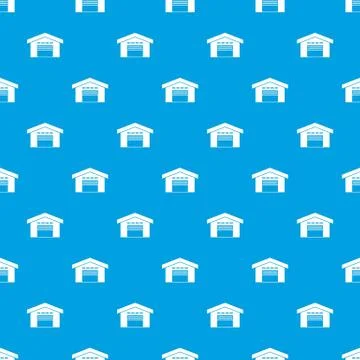 Warehouse pattern seamless blue 스톡 일러스트