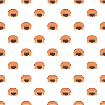 Warehouse pattern showing storage and logistics activity Ilustración de archivo