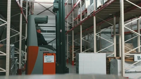 Warehouse of polygraphy office 스톡 동영상 130797516