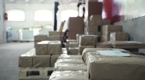 Warehouse in a post office Видео 64103430