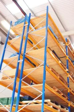 Warehouse racking Stock Photos