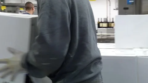 Warehouse shipment Video stock 2820052