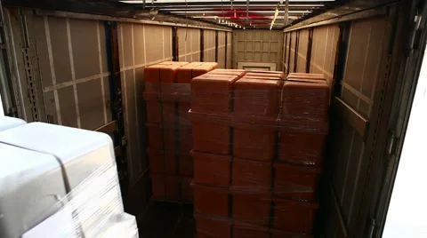 Warehouse shipping Vídeos de archivo 40740916