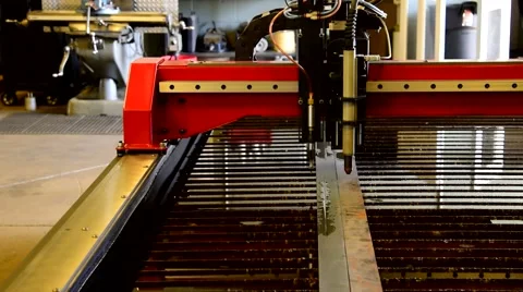 Warehouse Shop Factory INSIDE Machine cutting 2 스톡 동영상 67284860