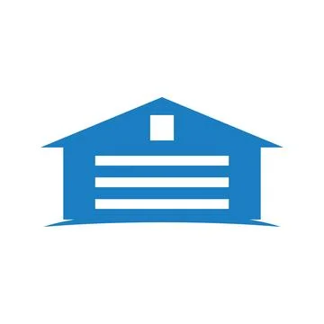 Warehouse Storage Icon, Logistics, Cargo, Shipping and Inventory Distributi.. Stock Illustration