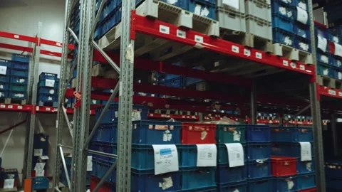 Warehouse, storage room Stock Footage 327621479