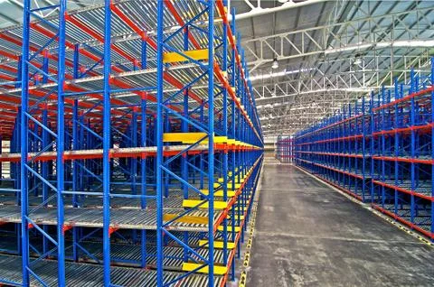 Warehouse storage systems 스톡 사진