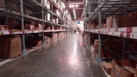 In the warehouse in the store. Stock Footage 79191598