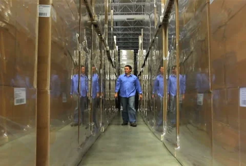 Warehouse Supervisor 4 Stock Footage 939378