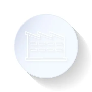 Warehouse thin lines icon Stock Illustration