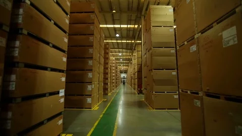 Warehouse Timelapse Stock-Footage 122996896