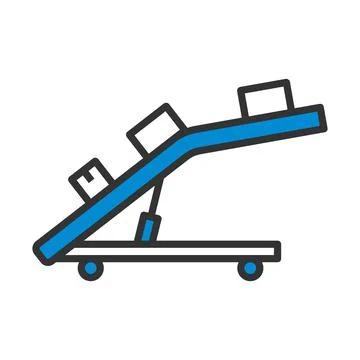 Warehouse Transportation System Icon Stockillustratie