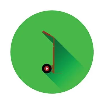 Warehouse trolley icon Illustrazione stock