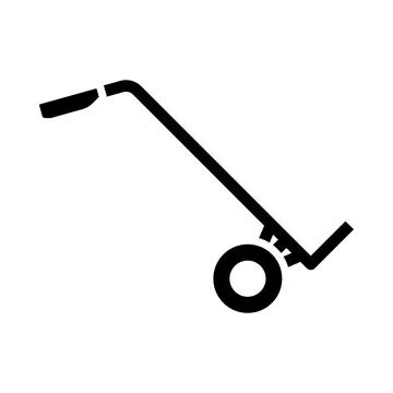 Warehouse Trolley Icon Illustrazione stock