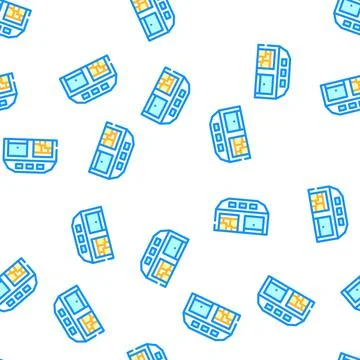 Warehouse wholesale vector seamless pattern Stock Illustration