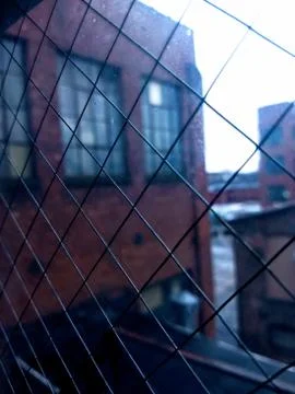 Warehouse window Foto stock