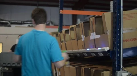 Warehouse Worker Stock Footage 52294134