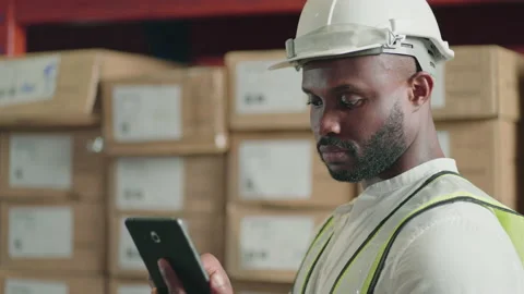 Warehouse worker Stock Footage 218307430