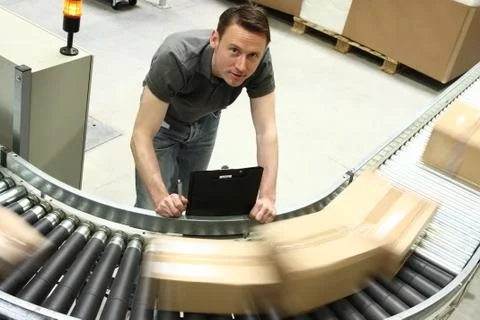 Warehouse Worker Stockfoto's