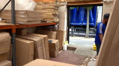 Warehouse workers. Stock Footage 158908844