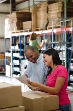 Warehouse workers Stock Photos