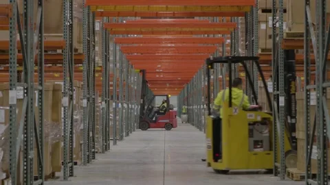 Warehouse Workers Working During Covid 19 23 Stock Footage 169374547