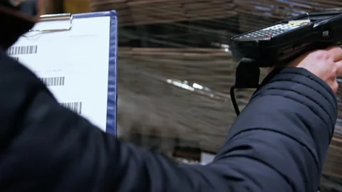 Warehouse Workers Working Preparing orders for Loading Deposit Interior Stock Footage 139333838