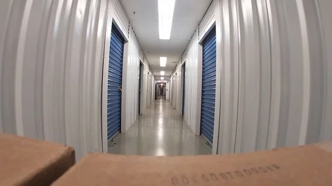 Warehouses for storage Stock Footage 98302491