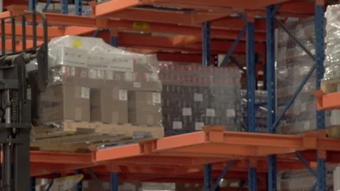 Warehousing - Close up 動画素材 123018815