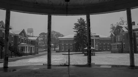 Warfield Complex Porch Timelapse 4K Video stock 61630231