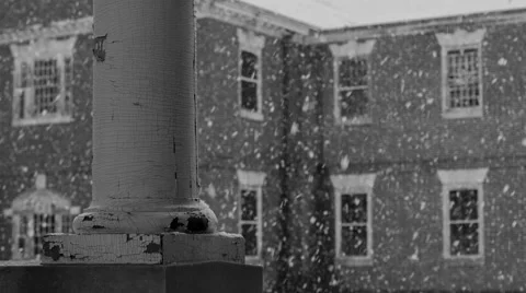 Warfield Complex Snowfall Pillar Time-lapse 4K Stock Footage 61630762