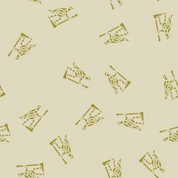 Warior sparta glyph vector seamless pattern Stock Illustration