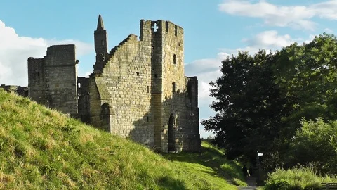 Warkworth Castle Video stock 89739406