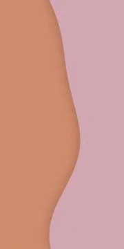 A warm abstract composition pairs a sweeping terracotta curve with dusty pi.. Ilustração Stock