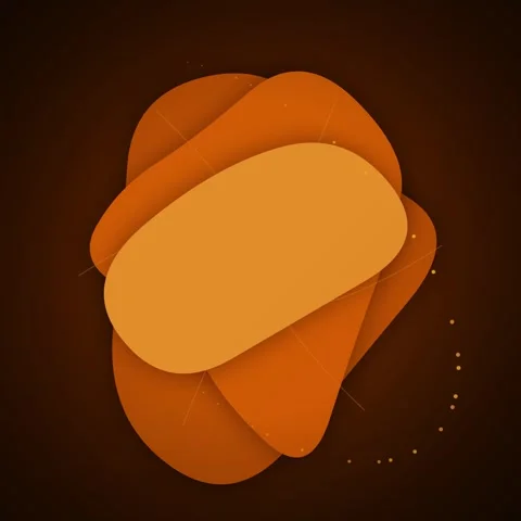 Warm Abstract Flowing Gold Background Template for Modern Video Presentation Stock Footage 345690176