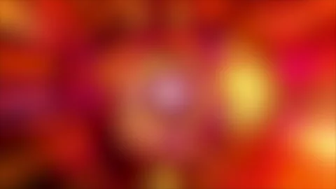 Warm abstract light motion with red and yellow tones, soft blur and glowing grad 库存影片 296882162