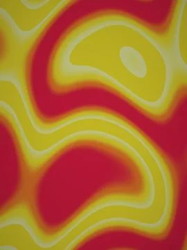 Warm abstract pattern combines yellow, red, ochre, and cream organic forms .. Stock Illustration