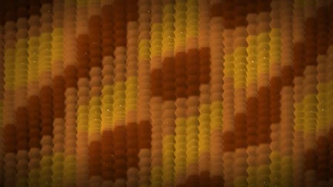 Warm abstract seamless honeycomb texture background in earthy gold and brow.. Stock Footage 344515949