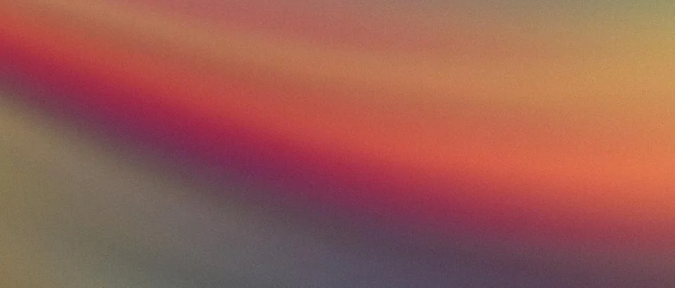 Warm abstract sunset gradient background with soft grainy texture. イラスト素材
