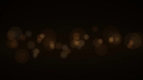 Warm Amber Bokeh Lights Seamless Loop Stock Footage 340545751