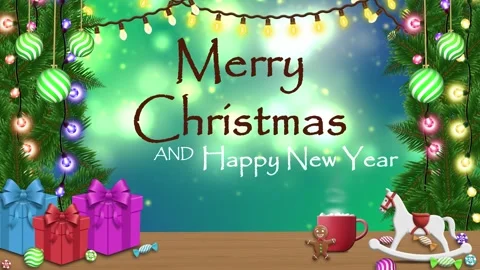 A warm and inviting holiday scene perfect for festive greetings Stock Footage 321198702