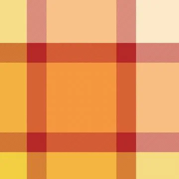 Warm and inviting plaid pattern in shades of orange and yellow. Perfect for b イラスト素材