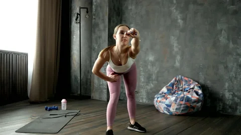 Warm-up and training Stock Footage 195088295