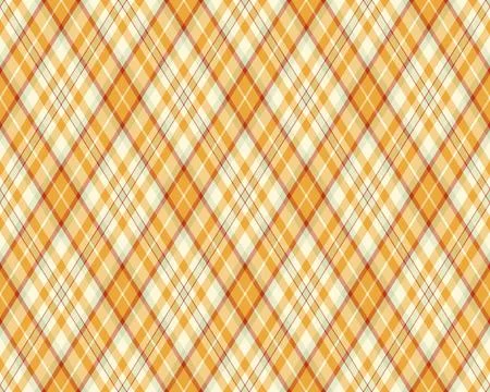 Warm, autumnal diagonal plaid pattern.  Perfect for textile designs, website  Stock Illustration