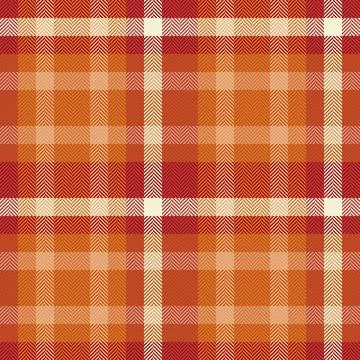 Warm autumnal herringbone plaid pattern.  Perfect for fallthemed designs, t.. Stock Illustration