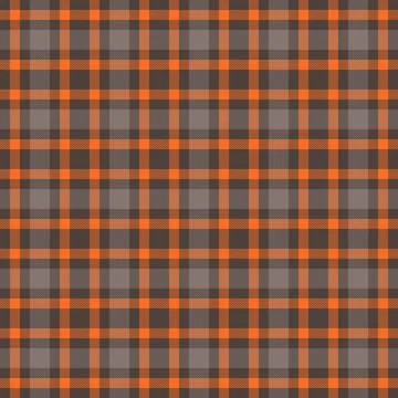 Warm, autumnal plaid pattern in orange and brown. Perfect for backgrounds, te Stock Illustration