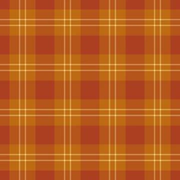Warm autumnal plaid pattern in rich orange and gold hues.  Perfect for fallth Stock Illustration