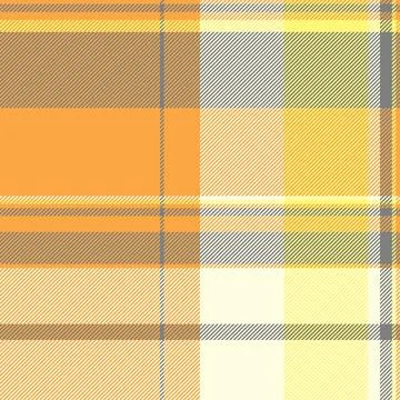 Warm autumnal plaid pattern.  Subtle texture and soft color palette of orange Stock Illustration