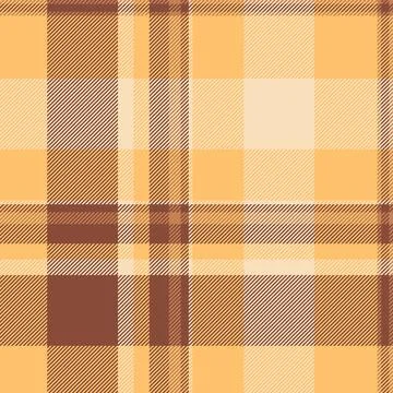 Warm autumnal plaid pattern.  Subtle earthy tones create a cozy and inviting  Stock Illustration