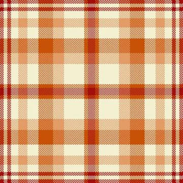 Warm autumnal plaid pattern.  Subtle texture and earthy tones create a cozy a イラスト素材